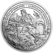 Canada 20 Dollars The Battle of Hong Kong 2016 Proof KM# 2172 THE BATTLE OF HONG KONG - LA BATAILLE DE HONG KONG coin reverse Canada 20 Dollars The Battle of Hong Kong 2016 Proof KM# 2172 THE BATTLE OF HONG KONG - LA BATAILLE DE HONG KONG coin reverse