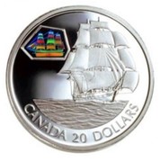 Canada 20 Dollars The Marco Polo 2001 Proof KM# 427 CANADA 20 DOLLARS coin reverse Canada 20 Dollars The Marco Polo 2001 Proof KM# 427 CANADA 20 DOLLARS coin reverse