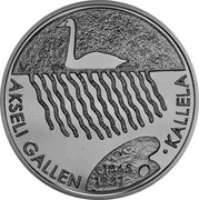 Finland 20 Euro Akseli Gallen-Kallela 2015 Proof KM# 229 AKSELI GALLEN KALLELA 1865 1931 coin reverse Finland 20 Euro Akseli Gallen-Kallela 2015 Proof KM# 229 AKSELI GALLEN KALLELA 1865 1931 coin reverse