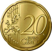 Slovakia 20 Euro Cent Bratislava Castle 2009 Proof KM# 99 20 EURO CENT coin reverse Slovakia 20 Euro Cent Bratislava Castle 2009 Proof KM# 99 20 EURO CENT coin reverse