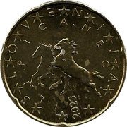 Slovenia 20 Euro Cent Lipizzaner 2023 BU KM# 72 SLOVENIJA LIPICANEC 2007 coin obverse Slovenia 20 Euro Cent Lipizzaner 2023 BU KM# 72 SLOVENIJA LIPICANEC 2007 coin obverse