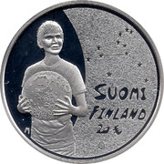 Finland 20 Euro Children's creativity 2010 M KM# 153 M SUOMI FINLAND 20 € coin obverse Finland 20 Euro Children's creativity 2010 M KM# 153 M SUOMI FINLAND 20 € coin obverse