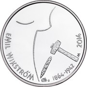 Finland 20 Euro Emil Wikstrom 2014 Proof KM# 222 EMIL WIKSTRÖM 1864 1942 M 2014 coin obverse Finland 20 Euro Emil Wikstrom 2014 Proof KM# 222 EMIL WIKSTRÖM 1864 1942 M 2014 coin obverse
