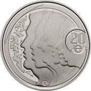 Finland 20 Euro Equality and Tolerance 2012 P KM# 189 20 € coin reverse Finland 20 Euro Equality and Tolerance 2012 P KM# 189 20 € coin reverse
