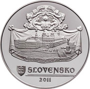 Slovakia 20 Euro (Historical Preservation Area of Trnava) KM# 118 SAPIENTIA AEDIFICAVIT SIBI DOMUM SLOVENSKO 2011 coin reverse Slovakia 20 Euro (Historical Preservation Area of Trnava) KM# 118 SAPIENTIA AEDIFICAVIT SIBI DOMUM SLOVENSKO 2011 coin reverse