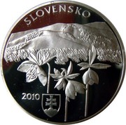 Slovakia 20 Euro Poloniny National Park 2010 KM# 112 SLOVENSKO 2010 coin obverse Slovakia 20 Euro Poloniny National Park 2010 KM# 112 SLOVENSKO 2010 coin obverse