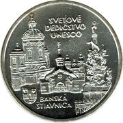 Slovakia 200 Korun Banska Stiavnica 1997 KM# 38 SVETOVÉ DEDIČSTVO UNESCO BANSKÁ ŠTIAVNICA coin reverse Slovakia 200 Korun Banska Stiavnica 1997 KM# 38 SVETOVÉ DEDIČSTVO UNESCO BANSKÁ ŠTIAVNICA coin reverse