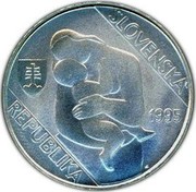 Slovakia 200 Korun Mikulas Galanda 1995 KM# 25 SLOVENSKÁ REPUBLIKA 1995 coin obverse Slovakia 200 Korun Mikulas Galanda 1995 KM# 25 SLOVENSKÁ REPUBLIKA 1995 coin obverse