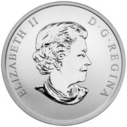 Canada 25 Cents Brakeman Haunted Canada 2015 Specimen KM# 1948 ELIZABETH II D G REGINA coin obverse Canada 25 Cents Brakeman Haunted Canada 2015 Specimen KM# 1948 ELIZABETH II D G REGINA coin obverse