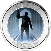 Canada 25 Cents Brakeman Haunted Canada 2015 Specimen KM# 1948 CANADA 25 CENTS 2015 coin reverse Canada 25 Cents Brakeman Haunted Canada 2015 Specimen KM# 1948 CANADA 25 CENTS 2015 coin reverse