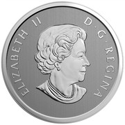 Canada 25 Cents Love my Dog 2017 Specimen ELIZABETH II D∙G∙REGINA coin obverse Canada 25 Cents Love my Dog 2017 Specimen ELIZABETH II D∙G∙REGINA coin obverse
