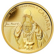 Canada 25 Dollars Pope John Paul II 2014 Proof KM# 1688 JOHN PAUL II JEAN PAUL II CANADA coin reverse Canada 25 Dollars Pope John Paul II 2014 Proof KM# 1688 JOHN PAUL II JEAN PAUL II CANADA coin reverse