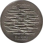 Finland 25 Markkaa 750th Anniversary of Turku 1979 K-H KM# 58 25 MARKKAA MARK SUOMI FINLAND coin reverse Finland 25 Markkaa 750th Anniversary of Turku 1979 K-H KM# 58 25 MARKKAA MARK SUOMI FINLAND coin reverse