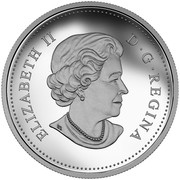 Canada 3 Dollars Queen Elizabeth Rose 2016 Proof ELIZABETH II D ∙ G ∙ REGINA coin obverse Canada 3 Dollars Queen Elizabeth Rose 2016 Proof ELIZABETH II D ∙ G ∙ REGINA coin obverse