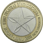 Slovenia 3 Euro Presidency of EU 2008 Proof KM# 81 PREDSEDOVANJE EVROPSKI UNIJI - JANUAR - JUNIJ 2008 FACTA LOQUUNTUR coin reverse Slovenia 3 Euro Presidency of EU 2008 Proof KM# 81 PREDSEDOVANJE EVROPSKI UNIJI - JANUAR - JUNIJ 2008 FACTA LOQUUNTUR coin reverse