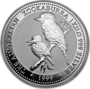Australia 30 Dollars Australia 1999 Kookaburra 1999 ELIZABETH II AUSTRALIA • 30 DOLLARS • IRB coin reverse Australia 30 Dollars Australia 1999 Kookaburra 1999 ELIZABETH II AUSTRALIA • 30 DOLLARS • IRB coin reverse