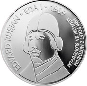 Slovenia 30 Euro Aircraft Flight Anniversary 2009 Proof KM# 86 EDVARD RUSJAN ∙ EDA I ∙ 1909 PRVI POLET Z MOTORNIM LETALOM NA SLOVENSKEM coin reverse Slovenia 30 Euro Aircraft Flight Anniversary 2009 Proof KM# 86 EDVARD RUSJAN ∙ EDA I ∙ 1909 PRVI POLET Z MOTORNIM LETALOM NA SLOVENSKEM coin reverse