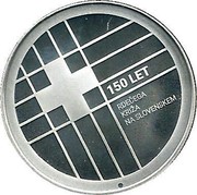 Slovenia 30 Euro Red Cross 2016 Proof 150 LET RDEČEGA KRIŽA NA SLOVENSKEM coin reverse Slovenia 30 Euro Red Cross 2016 Proof 150 LET RDEČEGA KRIŽA NA SLOVENSKEM coin reverse