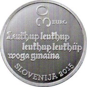 Slovenia 30 Euro Stara Prauda 2015 Proof 30 EURO LEUKHUP, LEUKHUP, LEUKHUP, LEUKHÜP WOGA GMAINA SLOVENIJA 2015 coin obverse Slovenia 30 Euro Stara Prauda 2015 Proof 30 EURO LEUKHUP, LEUKHUP, LEUKHUP, LEUKHÜP WOGA GMAINA SLOVENIJA 2015 coin obverse