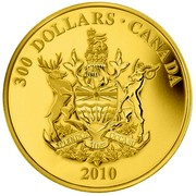 Canada 300 Dollars British Columbia 2010 Proof KM# 999 300 DOLLARS ∙ CANADA 2010 coin reverse Canada 300 Dollars British Columbia 2010 Proof KM# 999 300 DOLLARS ∙ CANADA 2010 coin reverse