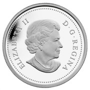 Canada 300 Dollars The Bison - Challenge for Power 2014 Proof KM# 1552 ELIZABETH II D ∙ G ∙ REGINA coin obverse