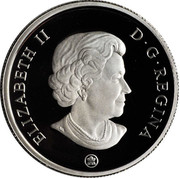 Canada 300 Dollars Wooly Mammot 2007 KM# 753 ELIZABETH II D G REGINA SB coin obverse Canada 300 Dollars Wooly Mammot 2007 KM# 753 ELIZABETH II D G REGINA SB coin obverse