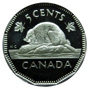 Canada 5 Cents 50th Anniversary of the Coronation of Queen Elizabeth II 1953-2003 Proof KM# 469 5 CENTS KG CANADA coin reverse Canada 5 Cents 50th Anniversary of the Coronation of Queen Elizabeth II 1953-2003 Proof KM# 469 5 CENTS KG CANADA coin reverse