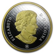 Canada 5 Cents Big Coin Series Beaver 2015 Proof KM# 1945 ELIZABETH D G REGINA coin obverse Canada 5 Cents Big Coin Series Beaver 2015 Proof KM# 1945 ELIZABETH D G REGINA coin obverse