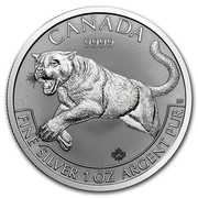 Canada 5 Dollars Cougar Predator 2016  CANADA 9999 FINE SILVER 1 OZ ARGENT PUR coin reverse Canada 5 Dollars Cougar Predator 2016  CANADA 9999 FINE SILVER 1 OZ ARGENT PUR coin reverse