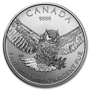 Canada 5 Dollars Great Horned Owl 2015 KM# 1883 CANADA 9999 ED FINE SILVER 1OZ ARGENT PUR coin reverse Canada 5 Dollars Great Horned Owl 2015 KM# 1883 CANADA 9999 ED FINE SILVER 1OZ ARGENT PUR coin reverse