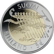 Finland 5 Euro 90th Anniversary of Independence 2007 P Proof KM# 146 SUOMI FINLAND 5 € coin obverse Finland 5 Euro 90th Anniversary of Independence 2007 P Proof KM# 146 SUOMI FINLAND 5 € coin obverse