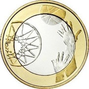Finland 5 Euro Basketball 2015 Proof KM# 237 coin reverse