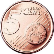 Slovenia 5 Euro Cent Sower of Seeds 2007 KM# 70 5 EURO CENT LL coin reverse Slovenia 5 Euro Cent Sower of Seeds 2007 KM# 70 5 EURO CENT LL coin reverse