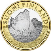 Finland 5 Euro Finland Proper 2014 Proof KM# 210 SUOMI FINLAND coin obverse Finland 5 Euro Finland Proper 2014 Proof KM# 210 SUOMI FINLAND coin obverse