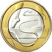 Finland 5 Euro Gymnastics 2015 Proof KM# 236 coin reverse