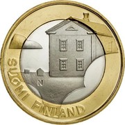 Finland 5 Euro Ostrobothnia 2013 Proof KM# 205 N SUOMI FINLAND coin obverse