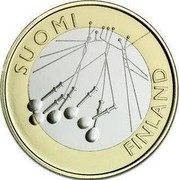 Finland 5 Euro Satakunta 2010 T Proof KM# 156 SUOMI FINLAND coin obverse Finland 5 Euro Satakunta 2010 T Proof KM# 156 SUOMI FINLAND coin obverse