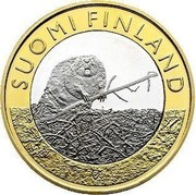 Finland 5 Euro Satakunta 2015 Proof KM# 240 SUOMI FINLAND coin obverse