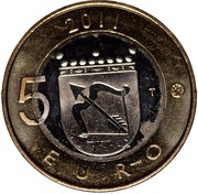 Finland 5 Euro Savonia 2011 T KM# 162 2011 5 EURO T coin reverse Finland 5 Euro Savonia 2011 T KM# 162 2011 5 EURO T coin reverse