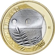 Finland 5 Euro Savonia 2013 Proof KM# 199 SUOMI FINLAND N coin obverse