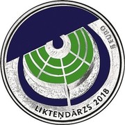 Latvia 5 Euro The Garden of Destiny 2018 Proof LIKTEŅDĀRZS 2018 5 EURO coin obverse Latvia 5 Euro The Garden of Destiny 2018 Proof LIKTEŅDĀRZS 2018 5 EURO coin obverse