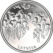 Latvia 5 Euro The Garden of Destiny 2018 Proof LATVIJA coin reverse Latvia 5 Euro The Garden of Destiny 2018 Proof LATVIJA coin reverse