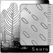 Latvia 5 Euro The White Book 2014 Proof KM# 160 2014 LATVIJAS REPUBLIKA 5 EURO coin obverse Latvia 5 Euro The White Book 2014 Proof KM# 160 2014 LATVIJAS REPUBLIKA 5 EURO coin obverse