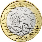 Finland 5 Euro Waters 2014 Proof KM# 206 P coin reverse Finland 5 Euro Waters 2014 Proof KM# 206 P coin reverse