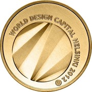 Finland 5 Euro World Design Capital Helsinki 2012 KM# 181 WORLD DESIGN CAPITAL HELSINKI 2012 coin reverse Finland 5 Euro World Design Capital Helsinki 2012 KM# 181 WORLD DESIGN CAPITAL HELSINKI 2012 coin reverse