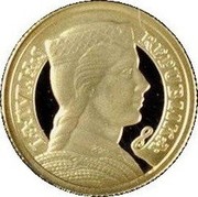 Latvia 5 Lati 2003 Proof KM# 59 Standart Coinage LATVIJAS REPUBLIKA coin obverse Latvia 5 Lati 2003 Proof KM# 59 Standart Coinage LATVIJAS REPUBLIKA coin obverse