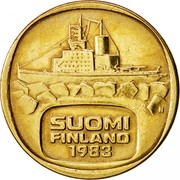Finland 5 Markkaa 5 Markkaa 1983 N KM# 57 SUOMI FINLAND DATE coin obverse