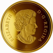 Canada 50 Cents Celebrating Excellence 2015 Proof KM# A1868 ELIZABETH II D ∙ G ∙ REGINA coin obverse Canada 50 Cents Celebrating Excellence 2015 Proof KM# A1868 ELIZABETH II D ∙ G ∙ REGINA coin obverse
