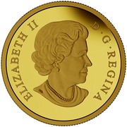Canada 50 Cents Snowy Owl 2015 Proof KM# 1953 ELIZABETH II D ∙ G ∙ REGINA coin obverse Canada 50 Cents Snowy Owl 2015 Proof KM# 1953 ELIZABETH II D ∙ G ∙ REGINA coin obverse