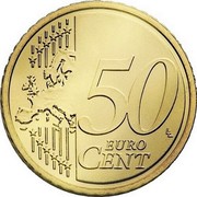 Slovenia 50 Euro Cent O Triglav, My Home 2007 KM# 73 50 EURO CENT LL coin reverse Slovenia 50 Euro Cent O Triglav, My Home 2007 KM# 73 50 EURO CENT LL coin reverse